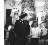 As you can see, I was petrified of Santa when I was 3… in 1966! Both my brother and Santa were not impressed. -Debbie F