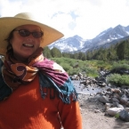 Donna on trail