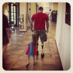 Nick Walks with Madison