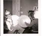 Dad and Steve Christmas Morning  - Richard L