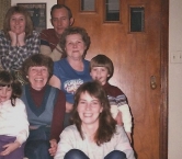 4 generation family photo - my Grandmother, who joined us for the holidays in the mid 80's, my parents, me in the right corner, and my children. You might recognize that my Dad resembled Buddy Holly. He was often mistaken for Mr. Holly in the 50's when he was in his early 20's. I am sure you can imagine the attention my Dad received when he was younger because of this - especially from women, he was quite popular. - Debbie A